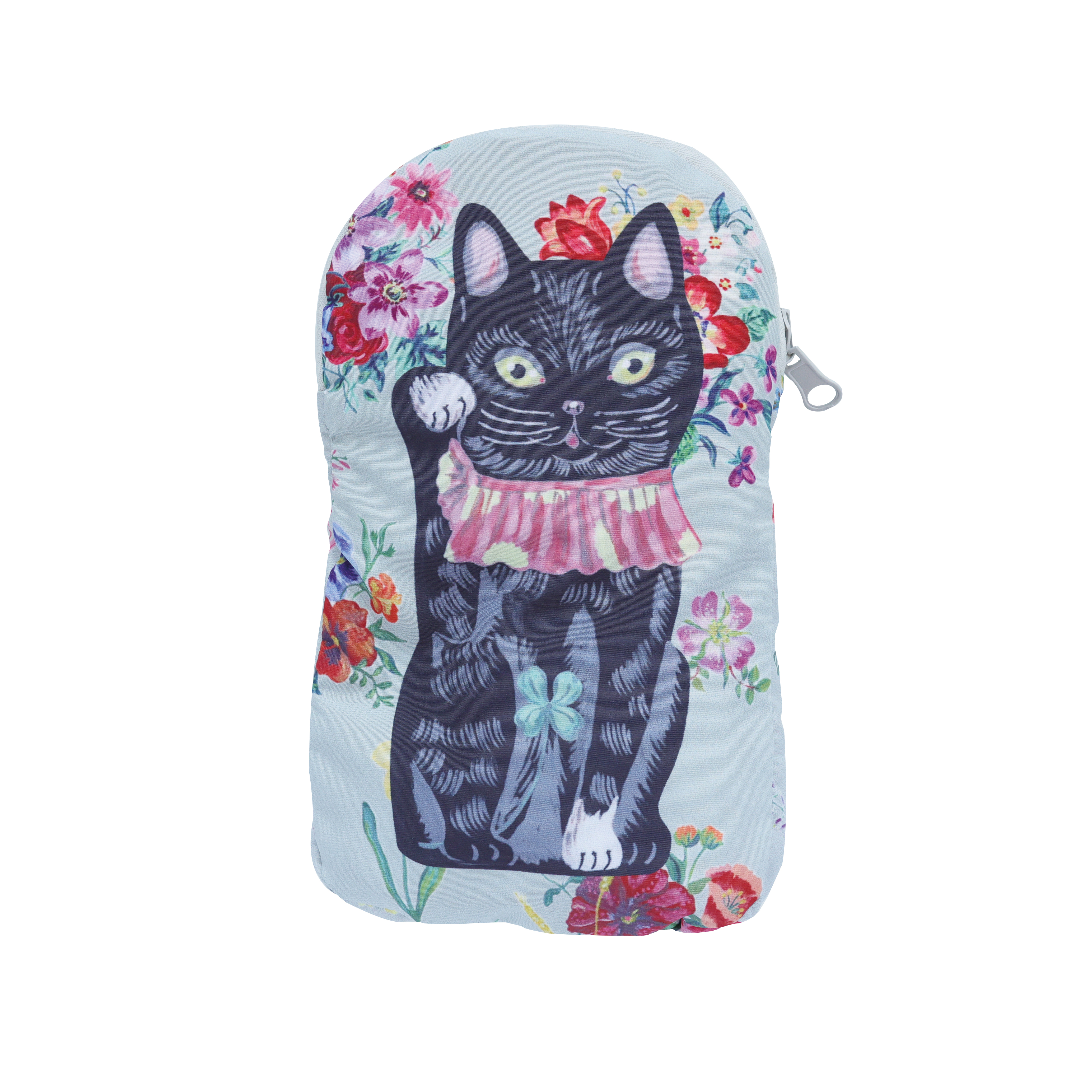 Nathalie Lete Face bag Lucky cat-BK | 8000000works | エイト